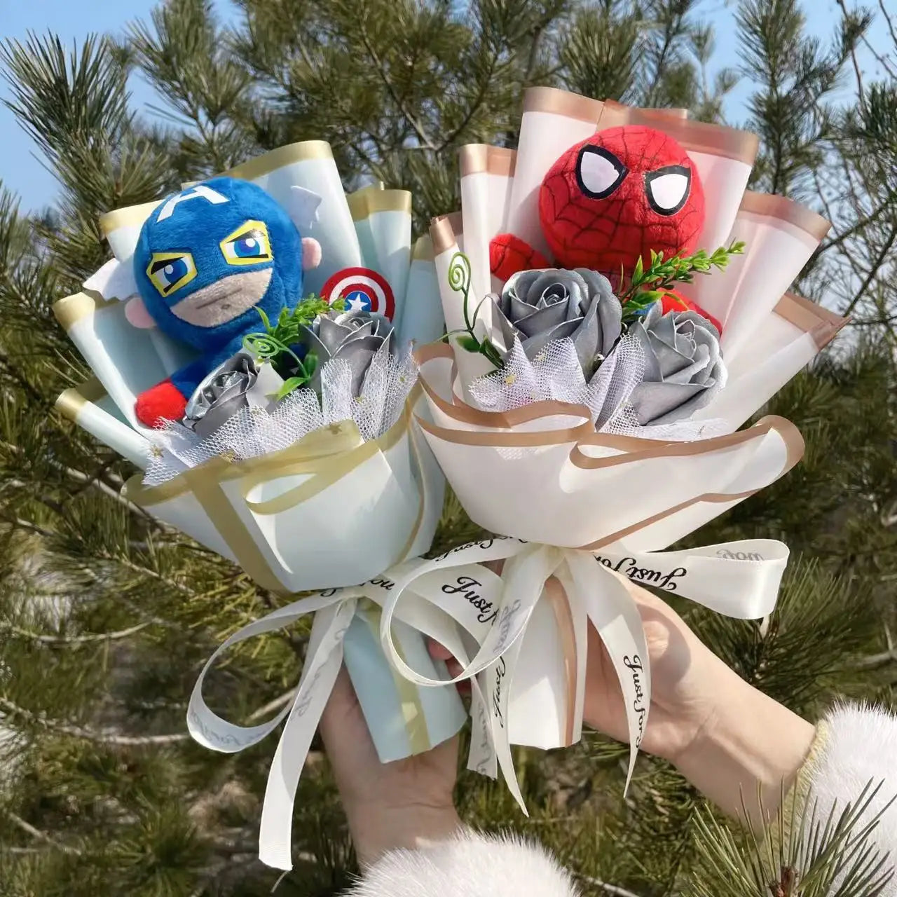 Superhero Plush Doll Bouquet 🎁🕷️