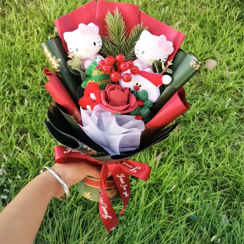Hello Kitty Love Bloom Plush Bouquet 🌸💗
