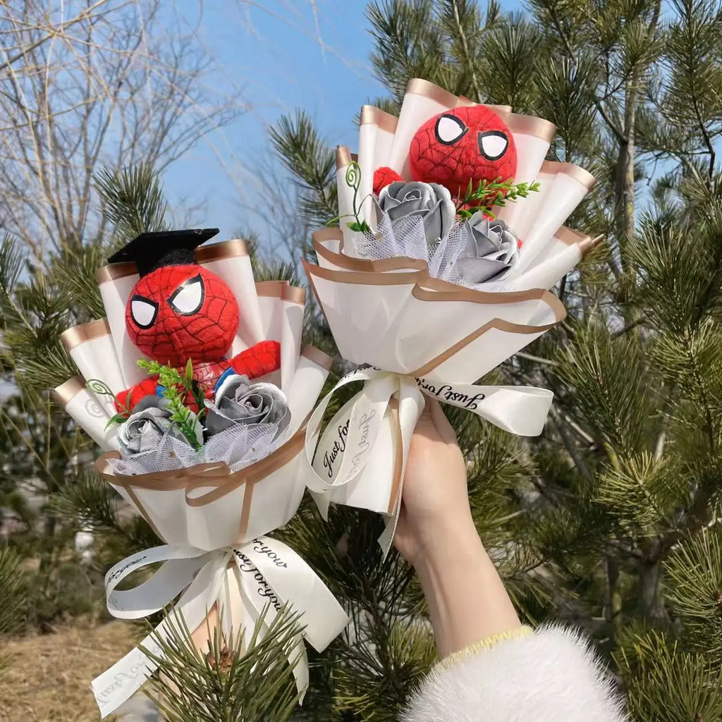 Superhero Plush Doll Bouquet 🎁🕷️