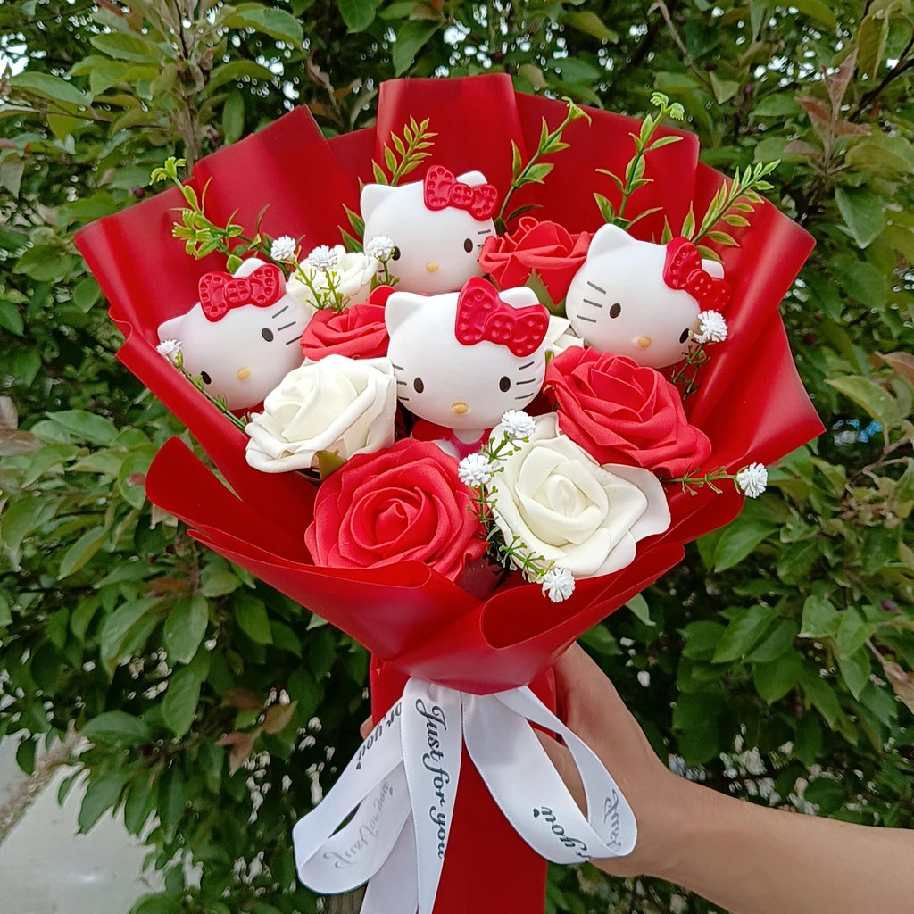 Hello Kitty Love Bloom Plush Bouquet 🌸💗