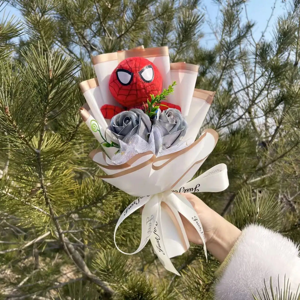 Superhero Plush Doll Bouquet 🎁🕷️