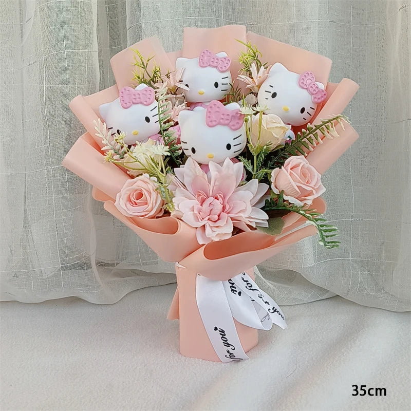 Hello Kitty Love Bloom Plush Bouquet 🌸💗