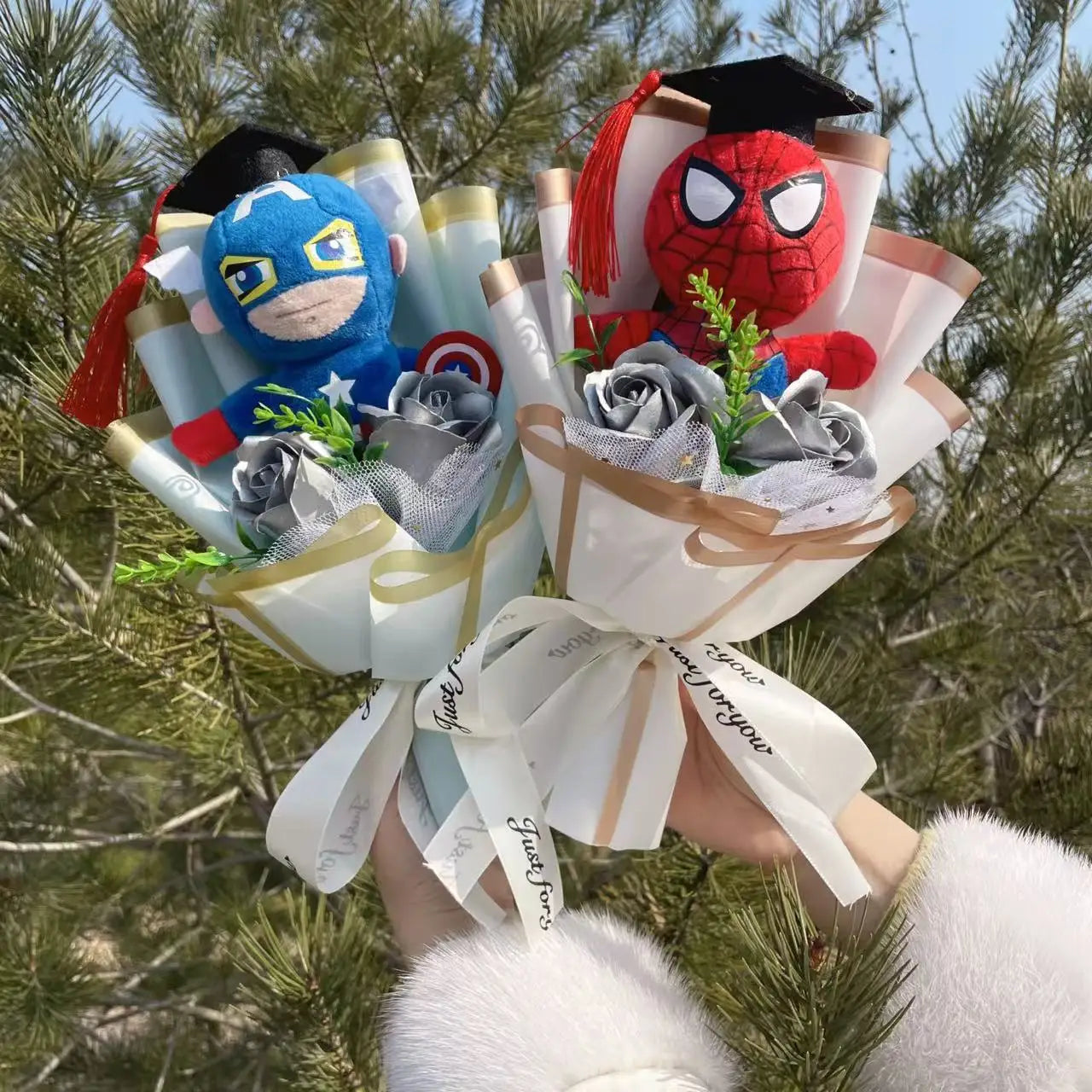 Superhero Plush Doll Bouquet 🎁🕷️