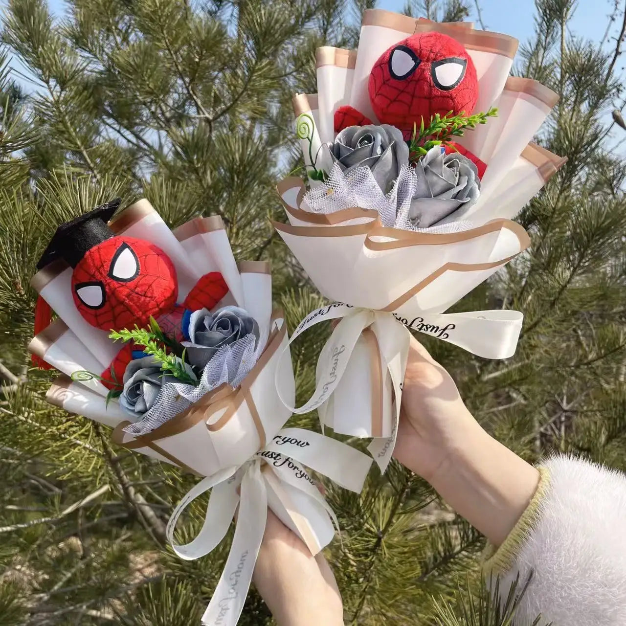 Superhero Plush Doll Bouquet 🎁🕷️
