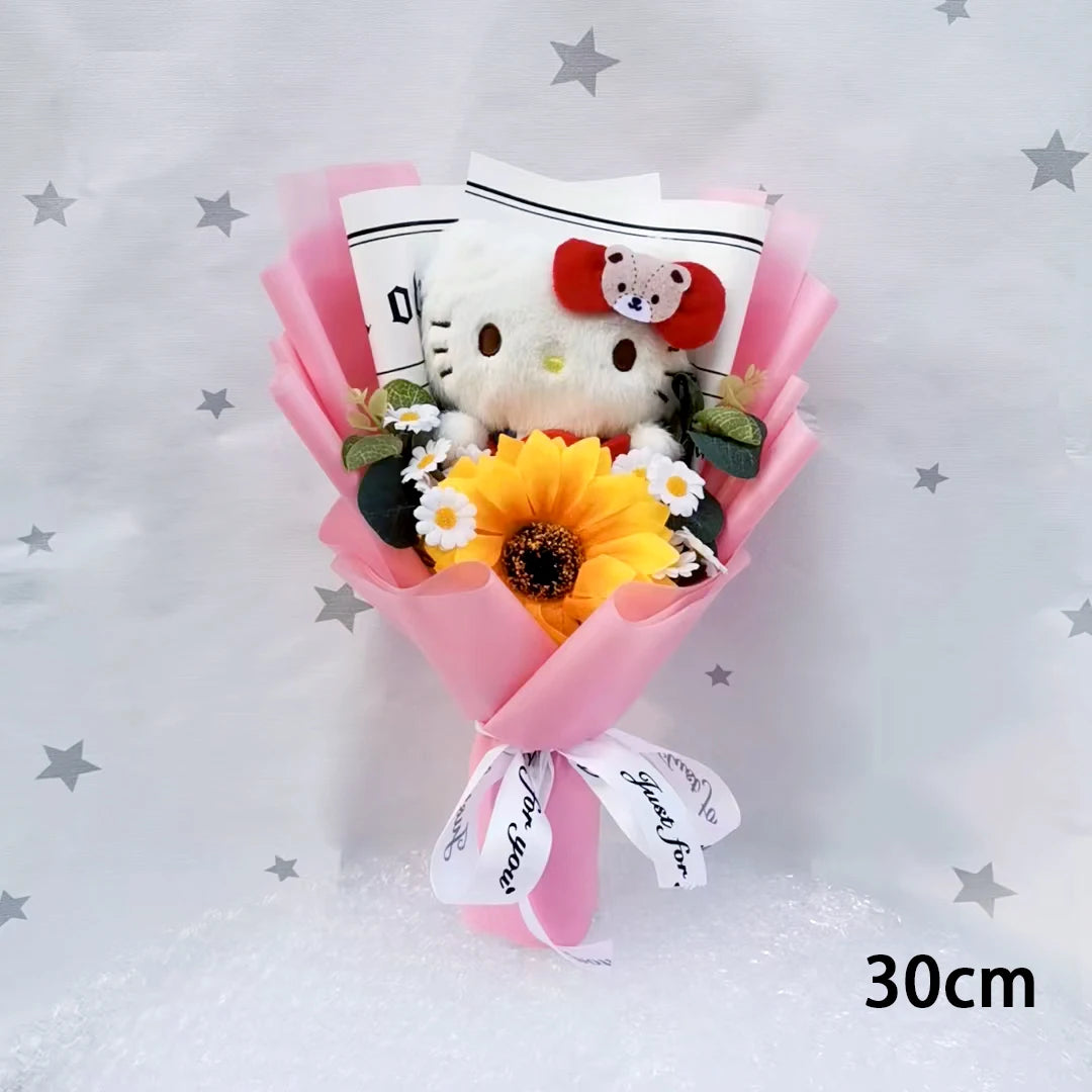 Hello Kitty Love Bloom Plush Bouquet 🌸💗