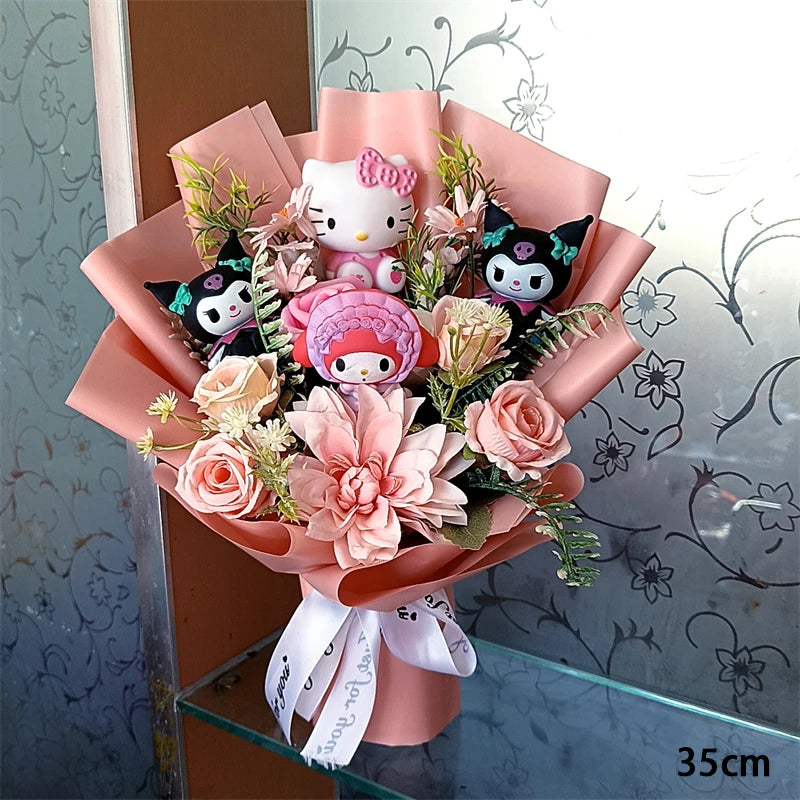 Hello Kitty Love Bloom Plush Bouquet 🌸💗