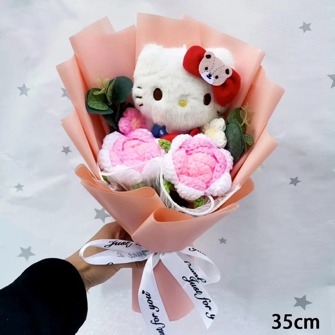 Hello Kitty Love Bloom Plush Bouquet 🌸💗