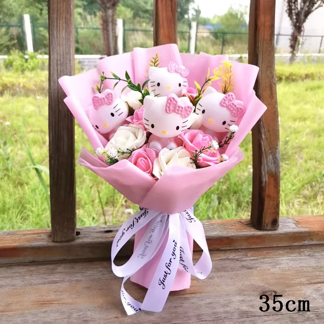 Hello Kitty Love Bloom Plush Bouquet 🌸💗